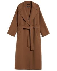 Max Mara - 'S Belted Long-Sleeved Coat - Lyst