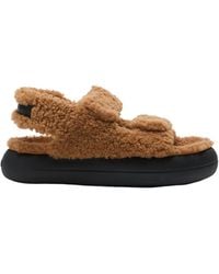 Moon Boot - Shearling Sandals - Lyst