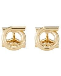 Ferragamo - Gancini Cufflinks - Lyst