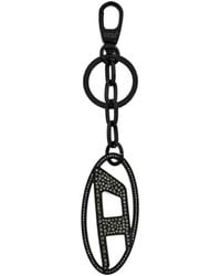 DIESEL - Holy-C Oval D Keyring - Lyst