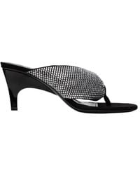 The Attico - The Rem Embellished Sandals - Lyst