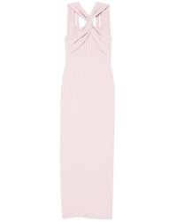 Solace London - London Rona Halterneck Maxi Dress - Lyst