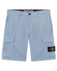 Stone Island - Logo-Patch Cargo Shorts - Lyst