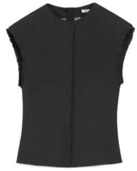 Ami Paris - Ami Edge Detail Sleeveless Top - Lyst
