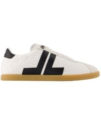Lanvin - Glen Quilted Low-Top Sneakers - Lyst