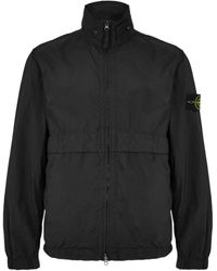 Stone Island - Logo-Stamped Casual Jacket - Lyst