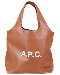 A.P.C. - Ninon Medium Tote Bag - Lyst