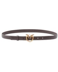 Pinko - Love Bird Plaque Buckle Belt - Lyst