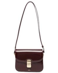 A.P.C. - Patent Top-Handle Shoulder Bag - Lyst