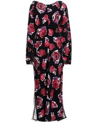 Marni - Floral Long-Sleeve Dress - Lyst