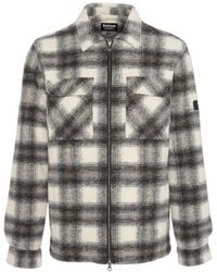 Barbour - Clayton Brushed Fleece Overshirt - Lyst
