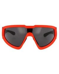 Moncler - Eyewear Wraparound Frame Sunglasses - Lyst