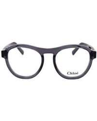 Chloé - Chloé Eyewear Round Frame Glasses - Lyst