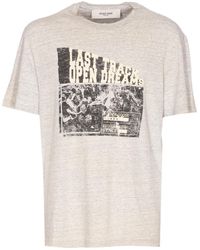 Golden Goose - Graphic Printed Crewneck T-Shirt - Lyst