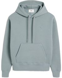 Ami Paris - Long-Sleeved Drawstring Hoodie - Lyst
