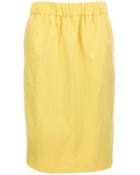 Dries Van Noten - Safya Elasticated Waist Skirt - Lyst