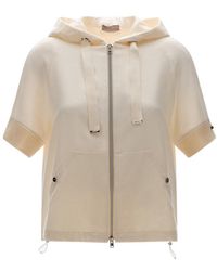 Herno - Hooded Zip-Front Jacket - Lyst