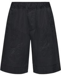 44 Label Group - Embossed Logo Elastic Shorts - Lyst
