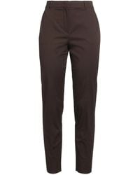 Max Mara - Solid Color Casual Trousers - Lyst