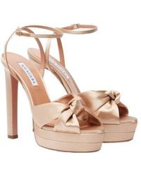 Aquazzura - Solid Color High-Heeled Sandals - Lyst