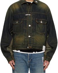 Maison Mihara Yasuhiro - Panelled Denim Jacket - Lyst