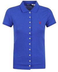 Polo Ralph Lauren - Buttoned-Placket Polo Shirt - Lyst