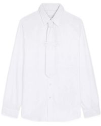 Dries Van Noten - Classic Cotton Shirt With Tie - Lyst