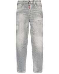 DSquared² - Skater Distressed Skinny Jeans - Lyst