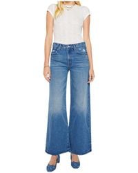 Mother - The Ditcher Roller Zip Skimp Jeans - Lyst