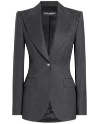 Dolce & Gabbana - Wool Tailored Blazer - Lyst