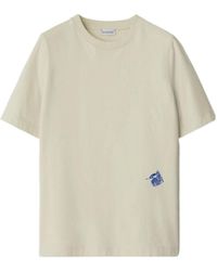 Burberry - Equestrian Knight-Printed Crewneck T-Shirt - Lyst