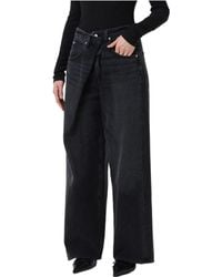 Agolde - Mid-Rise Denim Trousers - Lyst