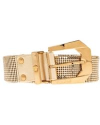 Versace - Logo-Engraved Buckle Belt - Lyst