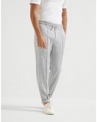 Brunello Cucinelli - French Terry Track Pants - Lyst