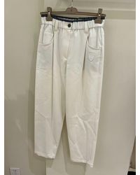 Brunello Cucinelli - Casual Trousers With Belt Loops - Lyst