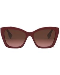 Fendi - Eyewear Butterfly Frame Sunglasses - Lyst