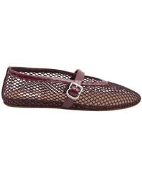 Alaïa - Fishnet Ballet Flats - Lyst