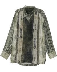 Ziggy Chen - Printed Shirt - Lyst