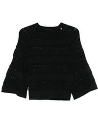 Liu Jo - Crocheted Knit Top - Lyst
