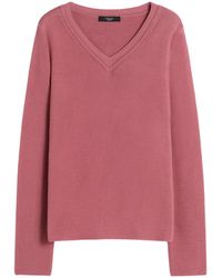 Weekend by Maxmara - Ago V-Neck Long-Sleeved Jumper - Lyst
