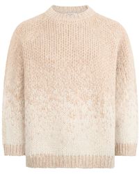 Peserico - Oversized Sweater With Round Neck And Long Sleeves - Lyst