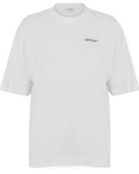 Off-White c/o Virgil Abloh - Scribble Regular Fit T-Shirt - Lyst