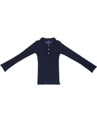 Baserange - Dual Long Sleeve Polo - Lyst
