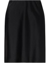 Leset - Barb Satin Midi Skirt - Lyst