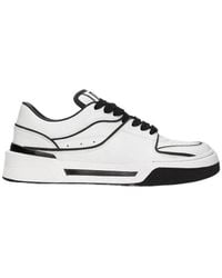 Dolce & Gabbana - Calfskin Nappa New Roma Sneakers - Lyst