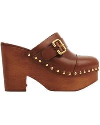 Chloé - Chloé Jeannette Wedge Clogs - Lyst