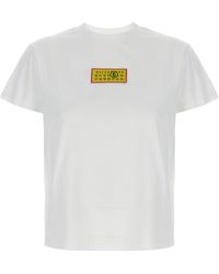 MM6 by Maison Margiela - Logo Label T-Shirt - Lyst