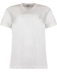 Elisabetta Franchi - Loose Fit Crewneck T-Shirt - Lyst