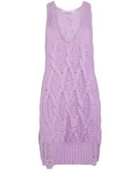 Acne Studios - Cable-Knit Wool-Blend Minidress - Lyst
