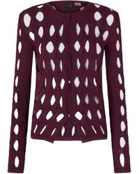 Pinko - Cut-Out Cardigan - Lyst
